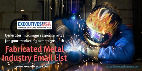 Fabricated Metal Industry Mailing List 